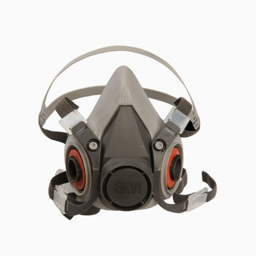 3M-6200 Μάσκα μισού προσώπου. Δέχεται φίλτρα αερίων - ατμών.