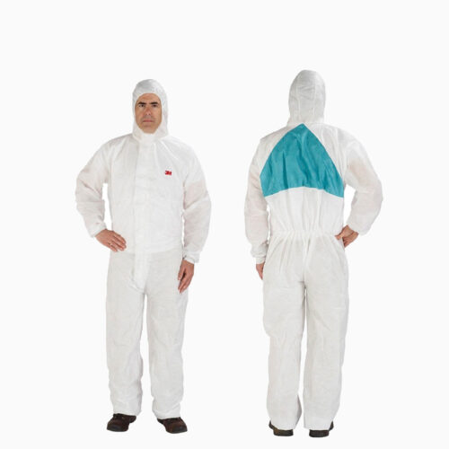 3Μ-4515 Φόρμα ολόσωμη με κουκούλα. Ελαστικές μανσέτες, μέση και αστράγαλοι. Τύπος 5/6 (σωματίδια-υγρά χημικά). με διπλό φερμουάρ για περισσότερη άνεση.