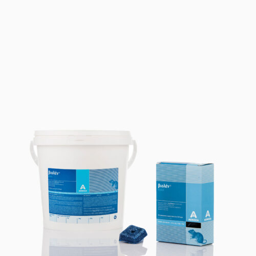 Βιολέν Ποντικοφάρμακο σε κύβο με τρύπα