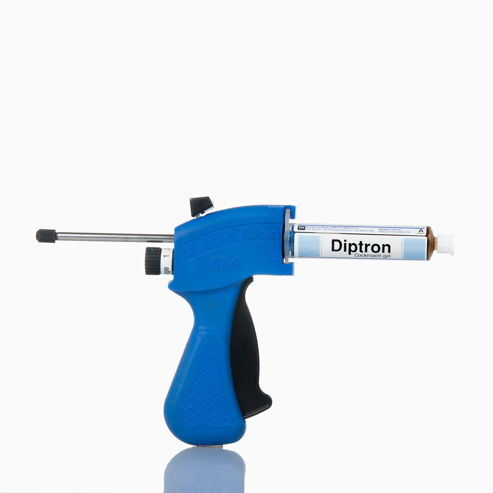 MULTI-DOSE-GUN-DIPTRON Πιστόλι πολλαπλών δόσεων για την ακριβή εφαρμογή δολωμάτων σε μορφή τζελ